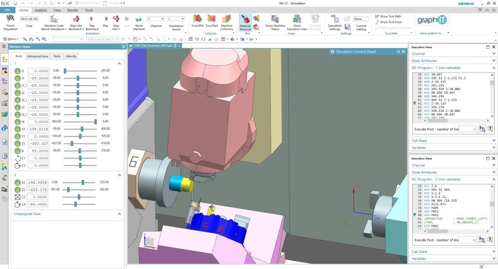 HSM nagyoló szerszámpályák 5 tengelyben
