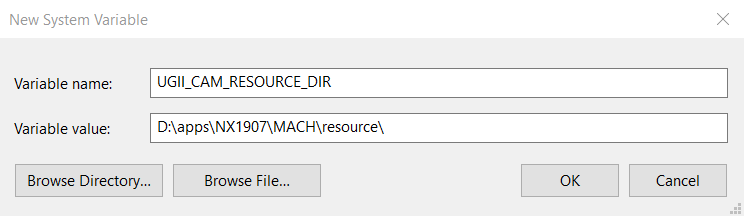 NX központosítás ugii_cam