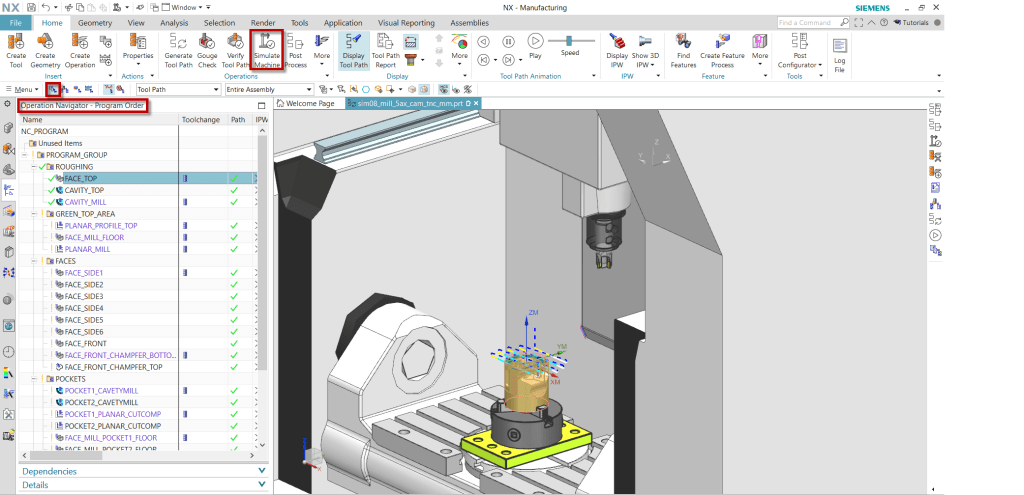 Szerszámgép szimuláció