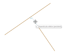 Ilyenek állandó kapcsolatok lehetnek pl: a nem összeérő görbék közti merőlegesség.