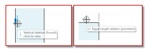 A vázlat készítése során szükség lehet arra, hogy olyan kapcsolatot hozzunk létre, ami nem módosulhat a továbbiakban. 