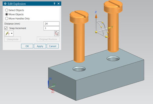 Robbantott ábra NX-ben 7